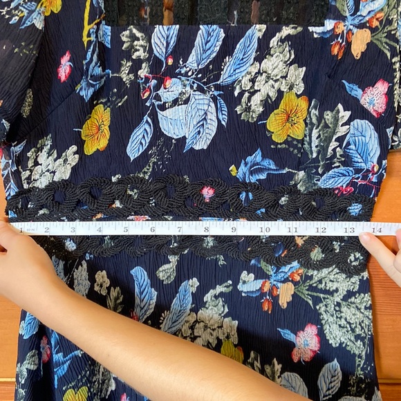 Foxiedox Juniper Floral high neck minidress Anthro - Picture 4 of 12